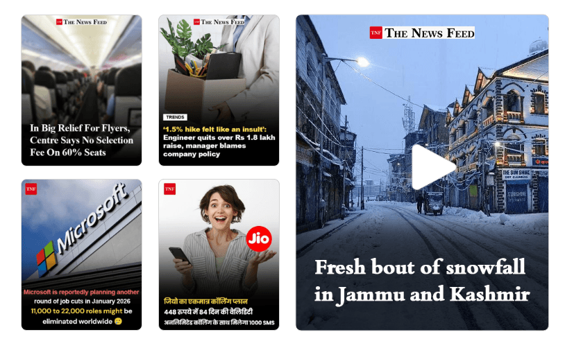 News Studio - Social media posts and reels automatically generated from news articles using AI