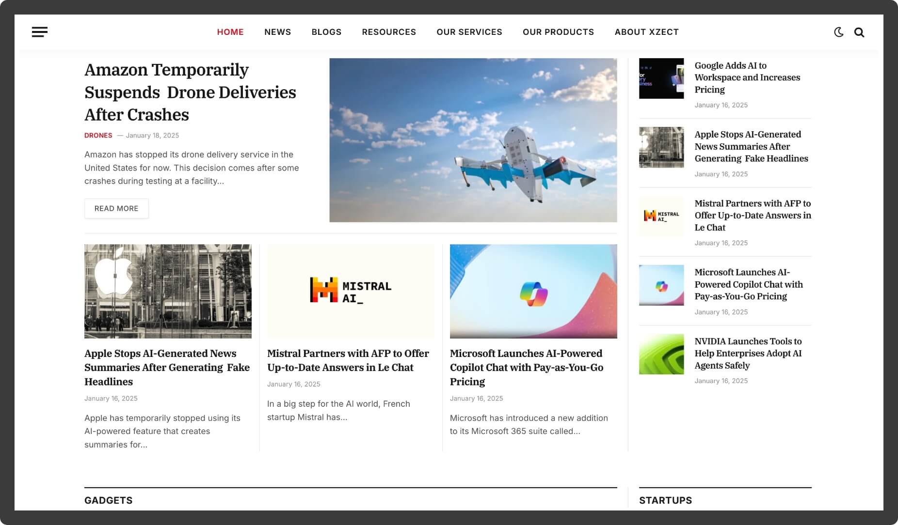 Professional News Website Platform